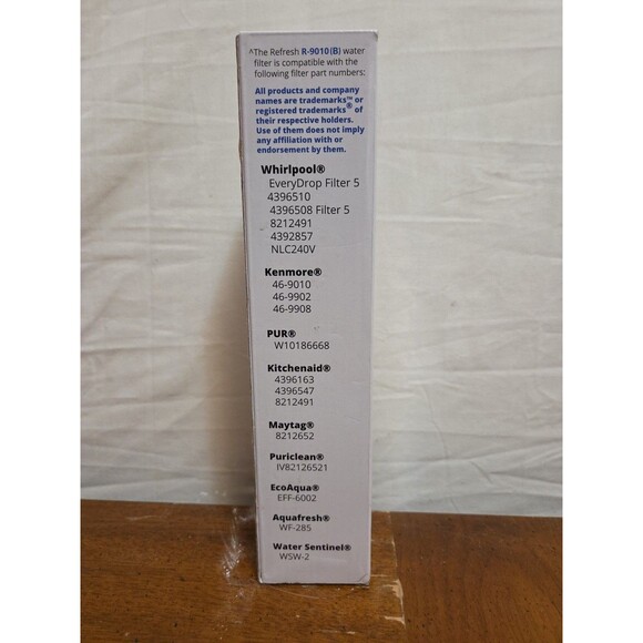 Refresh R-9010(B) Refrigerator Water Filter Replacement Sealed New! - Picture 3 of 4